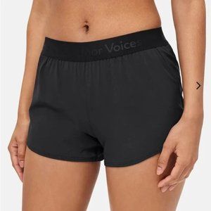 OUTDOOR VOICES | Black Relay Athletic Shorts 3 inch Size Small